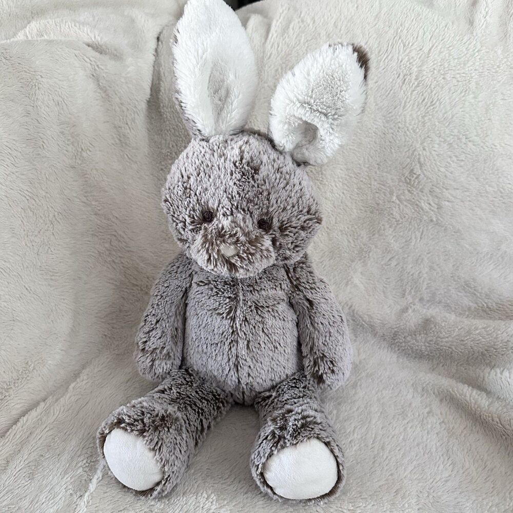 Pottery Barn Kids Bunny Plush Easter Brown Taupe Frosted PBK Rabbit 21" 2021